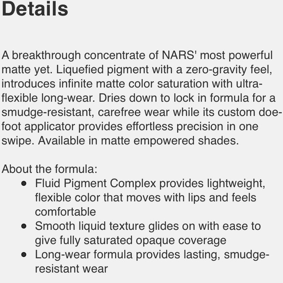 NARS Powermatte Lip Pigment Lipstick Starwoman - Picture 12 of 12